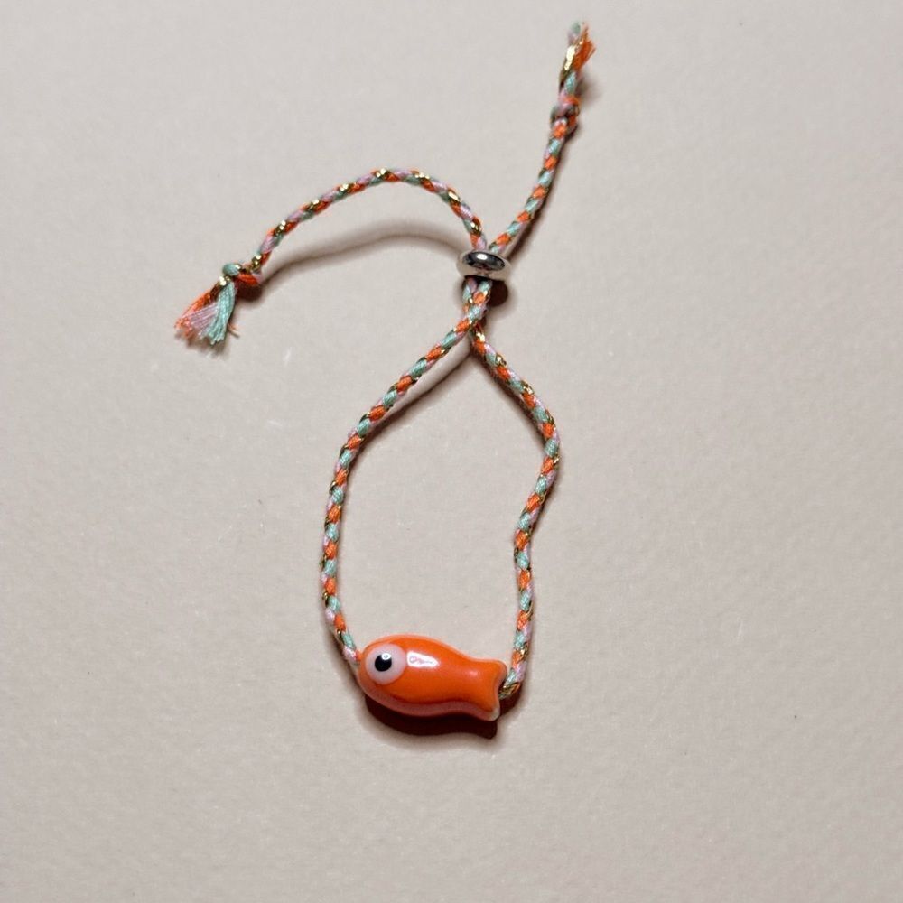 Colorful Fish Charm Bracelet S1002 - Picture 2 of 3